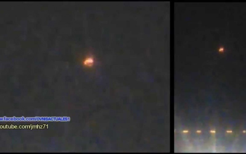 Un ovni qui survol de nuit un hôtel au Chilie (24.02.15)