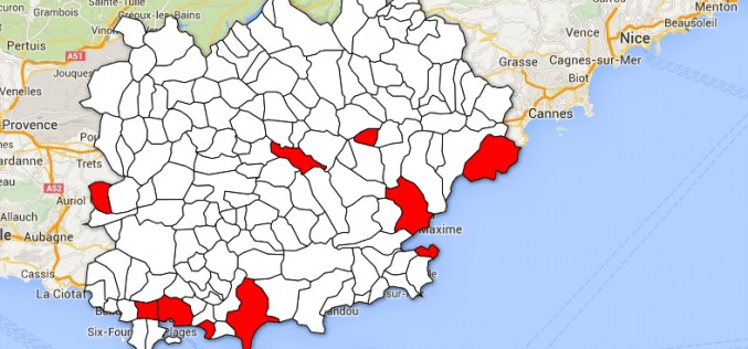 Carte des ovnis dans le Var, quatre cas énigmatiques