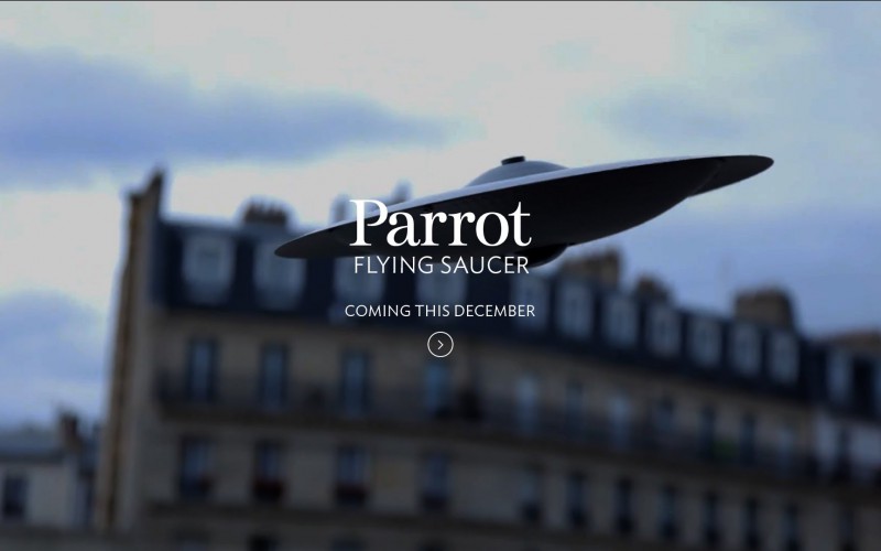 Le constructeur de drones Parrot lance une soucoupe volante