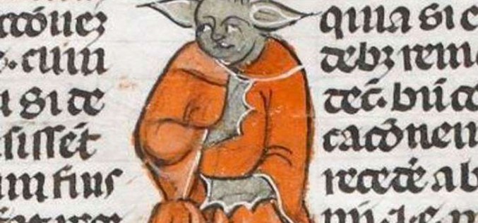 Maître Yoda dans un manuscrit médiéval