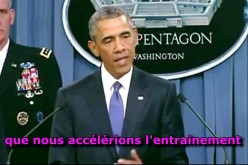 Obama fait un lapsus et parle de l’entraînement des forces d’Isis