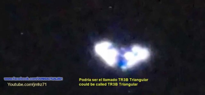 Un ovni triangulaire type TR3B filmé de nuit à Tijuana Mexico (17.07.2015)