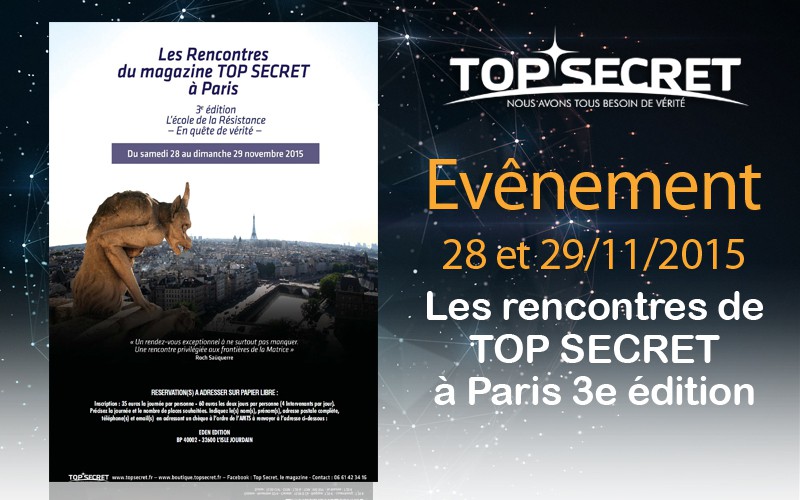 Les rencontres de TOP SECRET à Paris (3e édition)