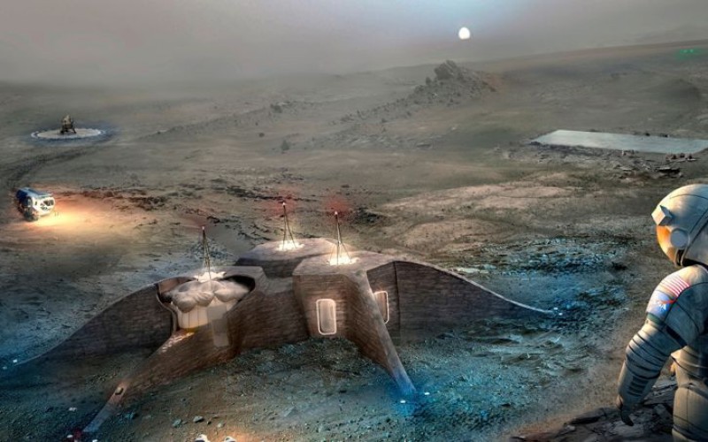 Voici les maisons en 3D qui permettront d’habiter sur Mars