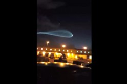 Un étrange panache laissé par une fusée dans le ciel de Floride
