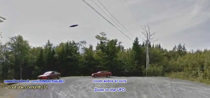 Un ovni repéré par Google Earth au Canada (12/09/2015)