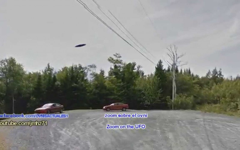 Un ovni repéré par Google Earth au Canada (12/09/2015)