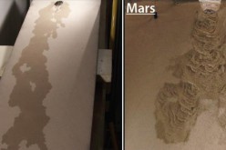 De l’eau bouillante coule sur Mars