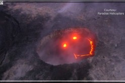 Hawaii: Un smiley apparaît dans le volcan Kilauea