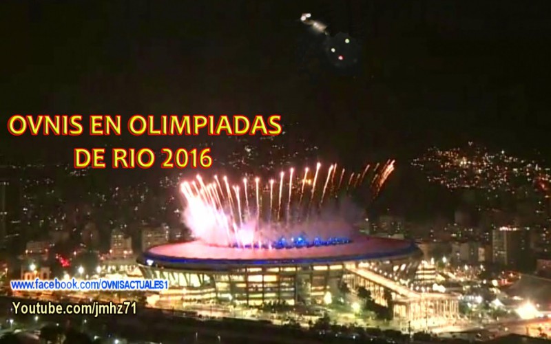 UFO triangulaire lors de l’ouverture des Jeux Olympiques de Rio (06/07/2016)