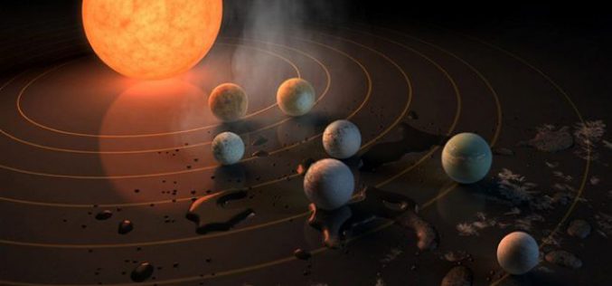Incroyable découverte : une étoile, sept planètes et une vie possible !