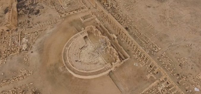 Images aériennes de Palmyre libérée de Daesh