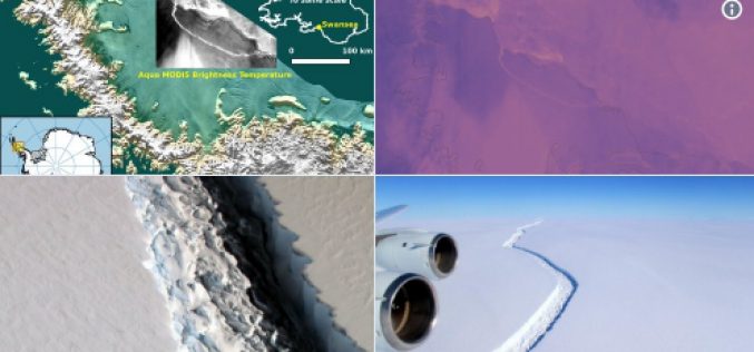 Un iceberg colossal de mille milliards de tonnes se détache de l’Antarctique