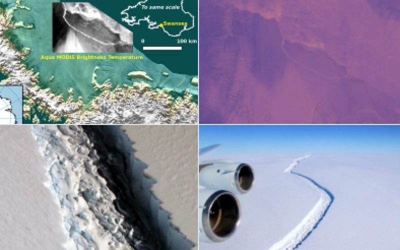 Un iceberg colossal de mille milliards de tonnes se détache de l’Antarctique